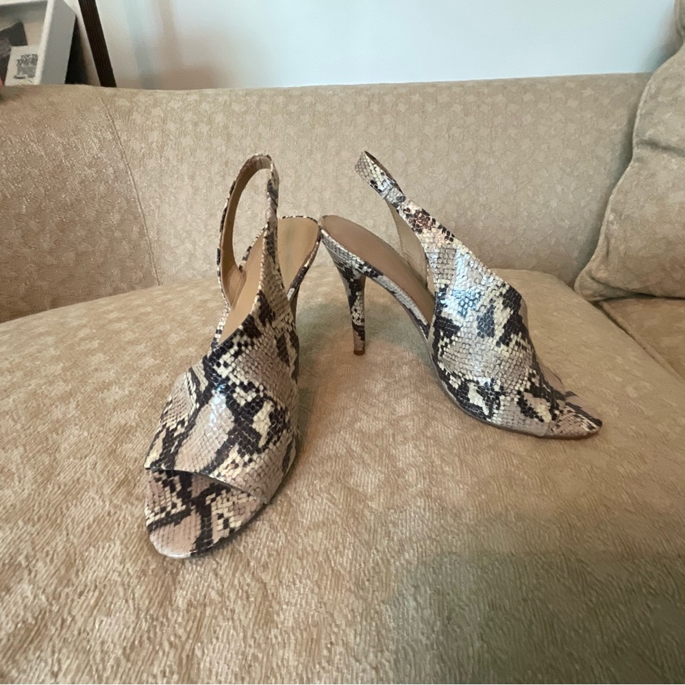 Nine West Snakeskin Style Heels